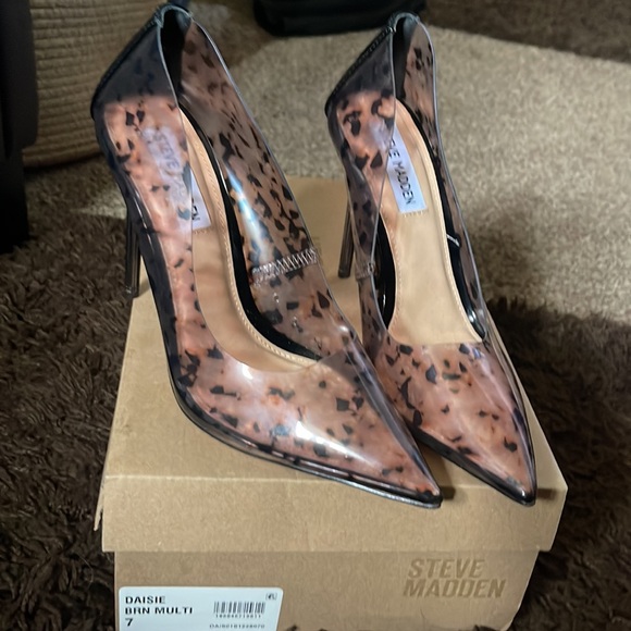 Steve Madden Daisie Leopard Patent Pump Women’s US size 7 - Picture 2 of 6